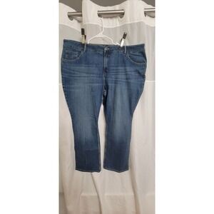 ee Women's Medium Rise Boot Cut Blue Jeans Size 26W